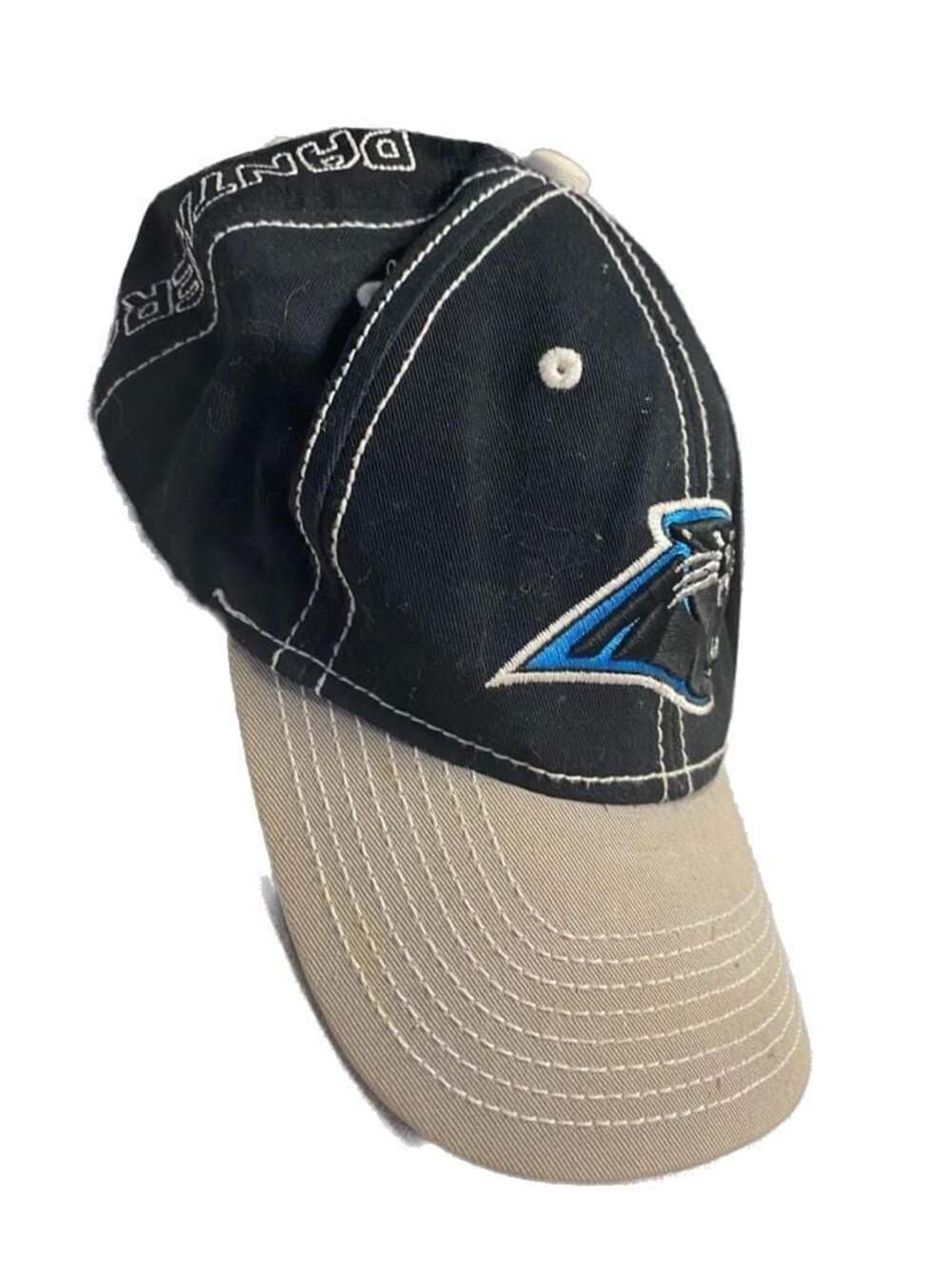 Carolina Panthers NFL Stitch Contrast Adjustable Strapback Hat